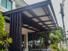หลังคา ที่จอดรถในบ้าน